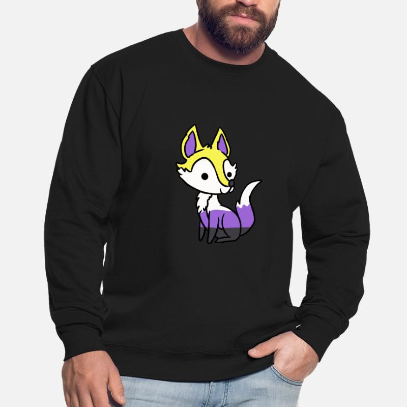 Nonbinary Fox Nonbinary Pride Unisex Sweatshirt