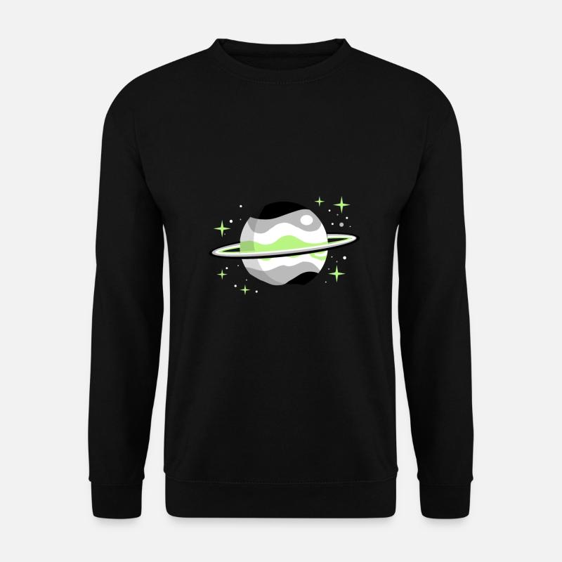 Agender Planet Agender Pride - Unisex Sweatshirt - black