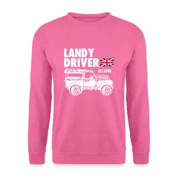 Landy Driver - Unisex Pullover - Pink - Vorne