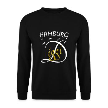 Anker Hamburg Diggi - Unisex Pullover - Schwarz - Vorne - Alina (178cm) & Michal (187cm)