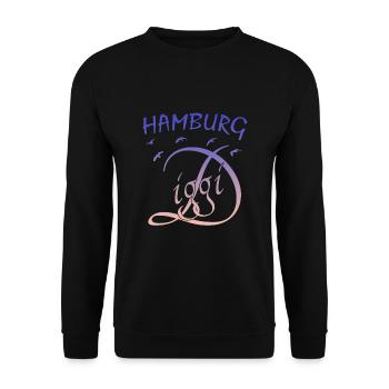 Hamburg Diggi - Unisex Pullover - Schwarz - Vorne - Alina (178cm) & Michal (187cm)