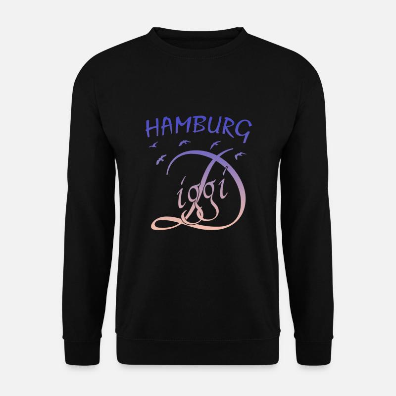 Hamburg Diggi - Unisex Pullover - Schwarz