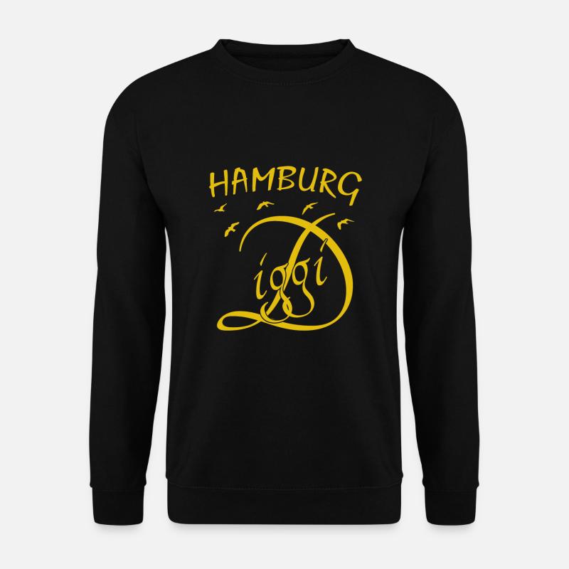 Hamburg Diggi - Unisex Pullover - Schwarz