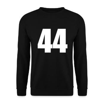 44 - Unisex Sweatshirt - black - Front - Alina (178cm) & Michal (187cm)