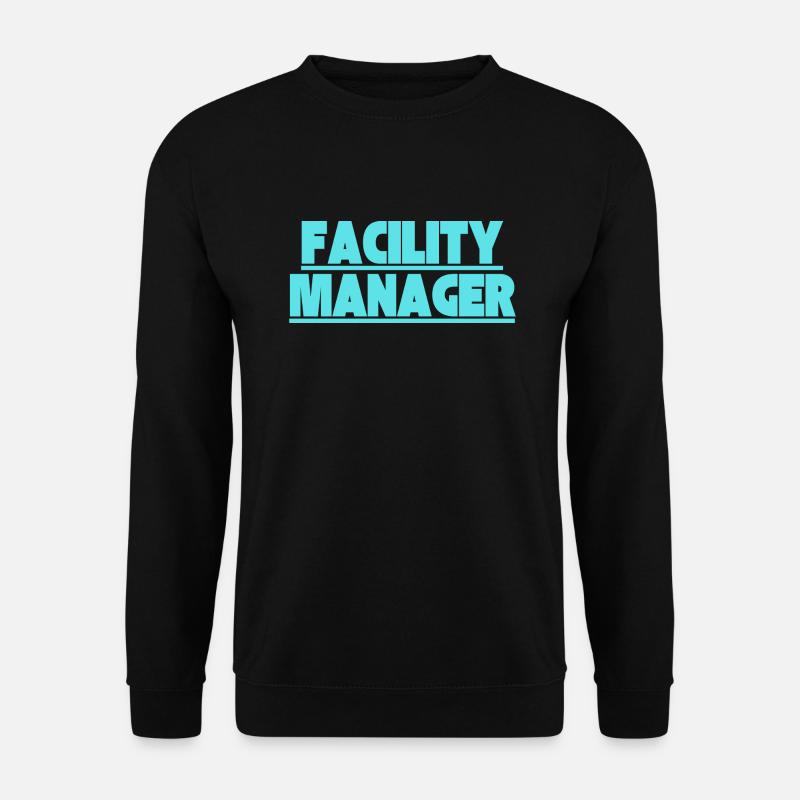 Facility Manager Technicien interne Gardien - Sweat-shirt Unisexe - noir