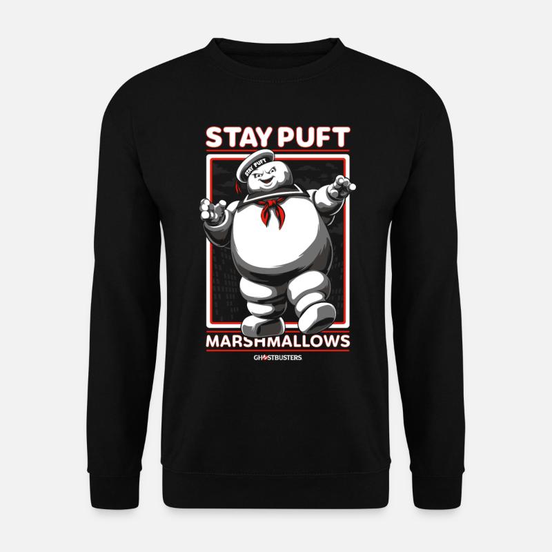 Ghostbusters Stay Puft Marshmallow Mann - Unisex Pullover - Schwarz