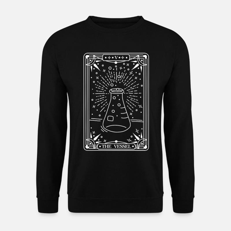 The Vessel (white) - Unisex Sweatshirt - black