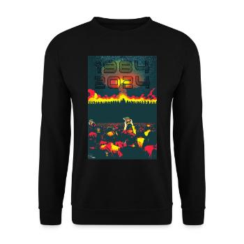 NUKE 3 By Yume Origins - Unisex Sweatshirt - black - Front - Alina (178cm) & Michal (187cm)