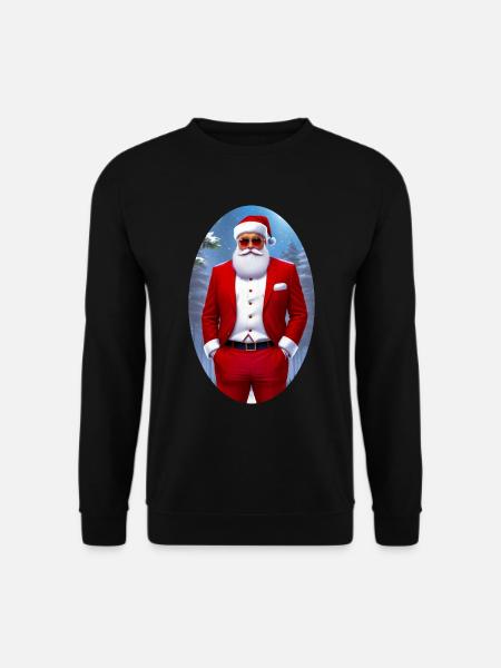Gentleman Santa - Unisex Sweatshirt - black