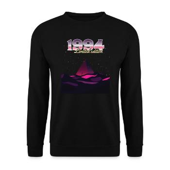 1994 SW pyramid limited edition - 1994 Birthday - Unisex Sweatshirt - black - Front - Alina (178cm) & Michal (187cm)