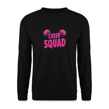 Cheerleading Cheer Squad Cheer Squad - Unisex Pullover - Schwarz - Vorne - Alina (178cm) & Michal (187cm)