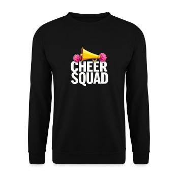 Cheerleading Cheer Squad Enthousiasme Fierté - Sweat-shirt Unisexe - noir - Devant - Alina (178cm) & Michal (187cm)