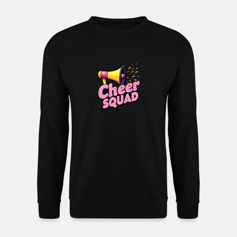 Cheerleading Cheer Squad Haut-parleur Art - Sweat-shirt Unisexe - noir