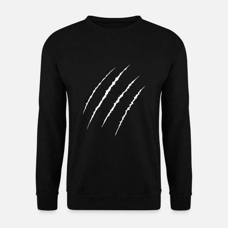 Krallen Spuren - Unisex Pullover - Schwarz