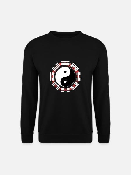 Bagua Zhang Yin Yang Chinesische Kampfsport Kreis - Unisex Pullover - Schwarz