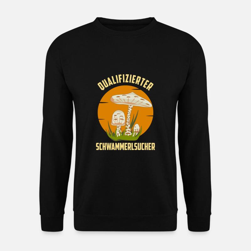 Parasol Riesenschirmling Pilzsuche Pilzsammler - Unisex Pullover - Schwarz