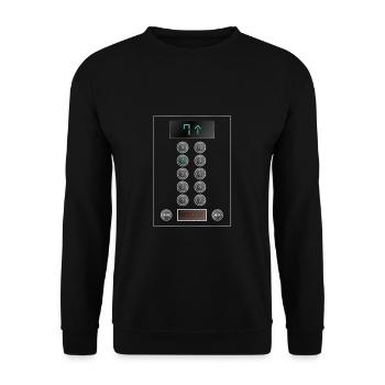 Opérateur de bouton amusant pour mécanicien - Sweat-shirt Unisexe - noir - Devant - Alina (178cm) & Michal (187cm)
