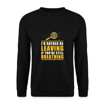Forensic Science Collecting Evidence For Crime - Unisex Sweatshirt - black - Front - Alina (178cm) & Michal (187cm)