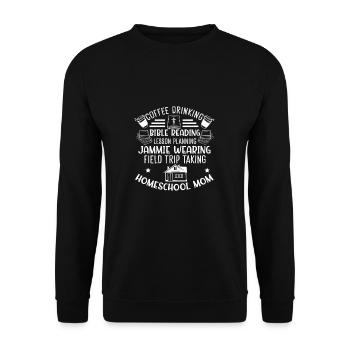Bible à boire du café amusant pour lire à la - Sweat-shirt Unisexe - noir - Devant - Alina (178cm) & Michal (187cm)
