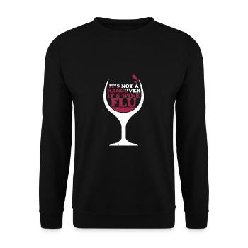 Funny Wine Drinking Winery For Sarcastic - Unisex Sweatshirt - black - Front - Alina (178cm) & Michal (187cm)