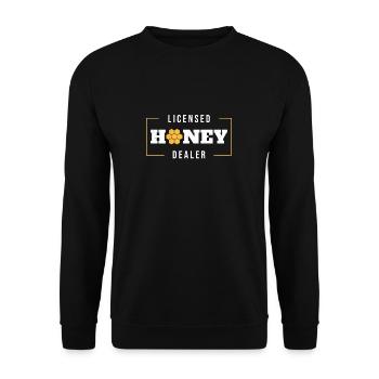 Producteurs de miel d'apiculture drôles pour un - Sweat-shirt Unisexe - noir - Devant - Alina (178cm) & Michal (187cm)