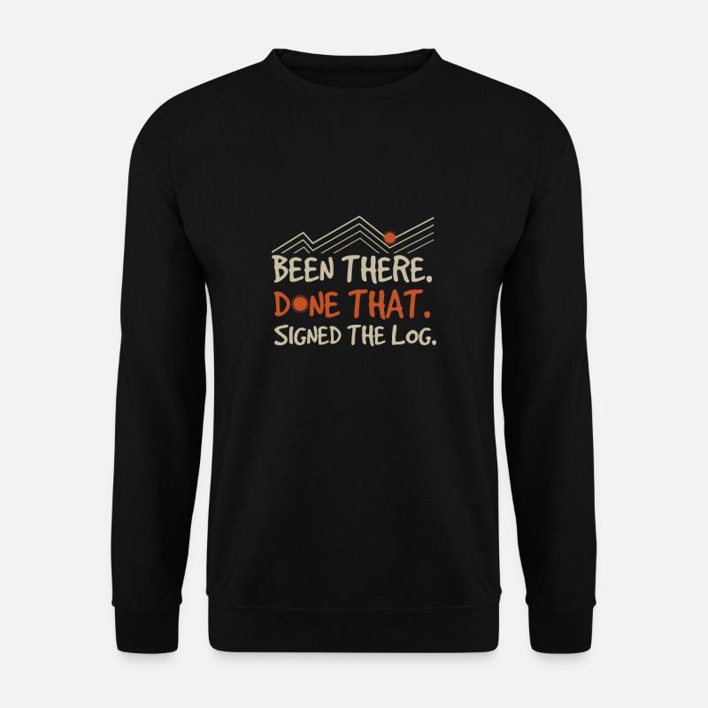 Hat diesen lustigen Geocaching-Humor für einen - Unisex Pullover - Schwarz