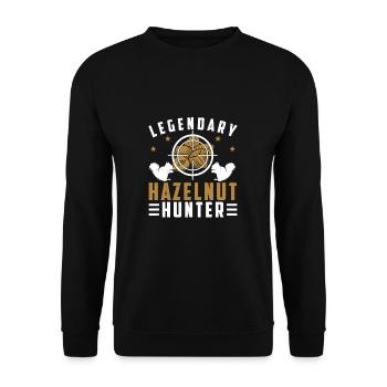 Legendary Squirrel Hunter Funny Squirrels For - Unisex Sweatshirt - black - Front - Alina (178cm) & Michal (187cm)