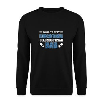 World's Best Educational Diagnostician For A - Unisex Sweatshirt - black - Front - Alina (178cm) & Michal (187cm)