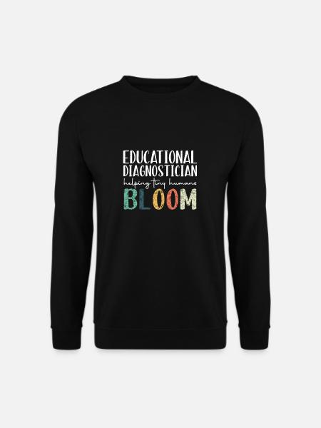 Classic Educational Diagnostician Helping Tiny - Unisex Sweatshirt - black