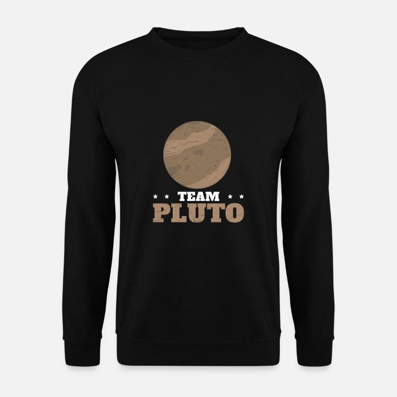 Team Pluto Awesome Zwergplanet Astronomie - Unisex Pullover - Schwarz