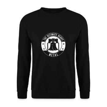 Cool Bell Ringing The Ultimate Heavy Metal For A - Unisex Sweatshirt - black - Front - Alina (178cm) & Michal (187cm)