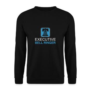 Génial Bell Sonnerie Camapanologie L’exécutif - Sweat-shirt Unisexe - noir - Devant - Alina (178cm) & Michal (187cm)