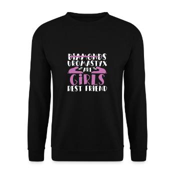 Uromastyx 7 - Sweat-shirt Unisexe - noir - Devant - Alina (178cm) & Michal (187cm)