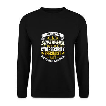 Humour de cybersécurité amusant pour un - Sweat-shirt Unisexe - noir - Devant - Alina (178cm) & Michal (187cm)