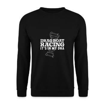 Es ist in meiner DNA Fantastisches - Unisex Pullover - Schwarz - Vorne - Alina (178cm) & Michal (187cm)