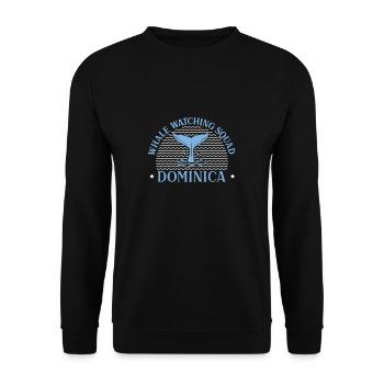 Équipe d’observation des baleines Dominique Stolzes - Sweat-shirt Unisexe - noir - Devant - Alina (178cm) & Michal (187cm)