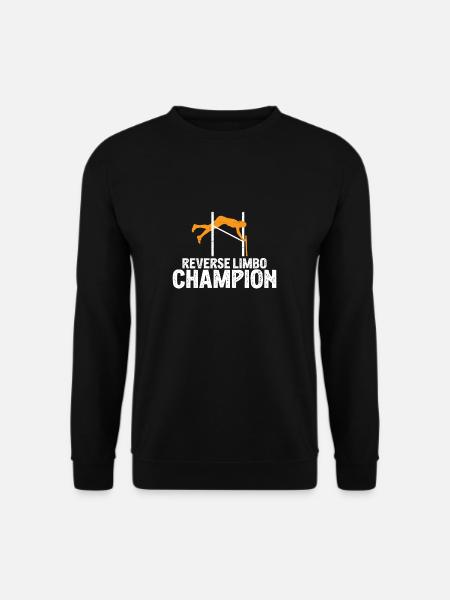 Reverse Limbo Champion Lustiges Stabspringen - Unisex Pullover - Schwarz