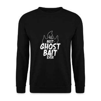 Drôle d’appât fantôme pour un paranormal - Sweat-shirt Unisexe - noir - Devant - Alina (178cm) & Michal (187cm)