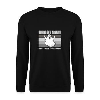 Ghost Bait Lustige Geisterjagd-Superkraft für - Unisex Pullover - Schwarz - Vorne - Alina (178cm) & Michal (187cm)