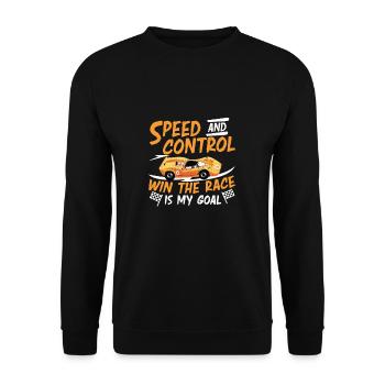 Voitures RC de vitesse et de contrôle pour - Sweat-shirt Unisexe - noir - Devant - Alina (178cm) & Michal (187cm)