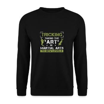 Amener les arts martiaux à un nouveau niveau - Sweat-shirt Unisexe - noir - Devant - Alina (178cm) & Michal (187cm)