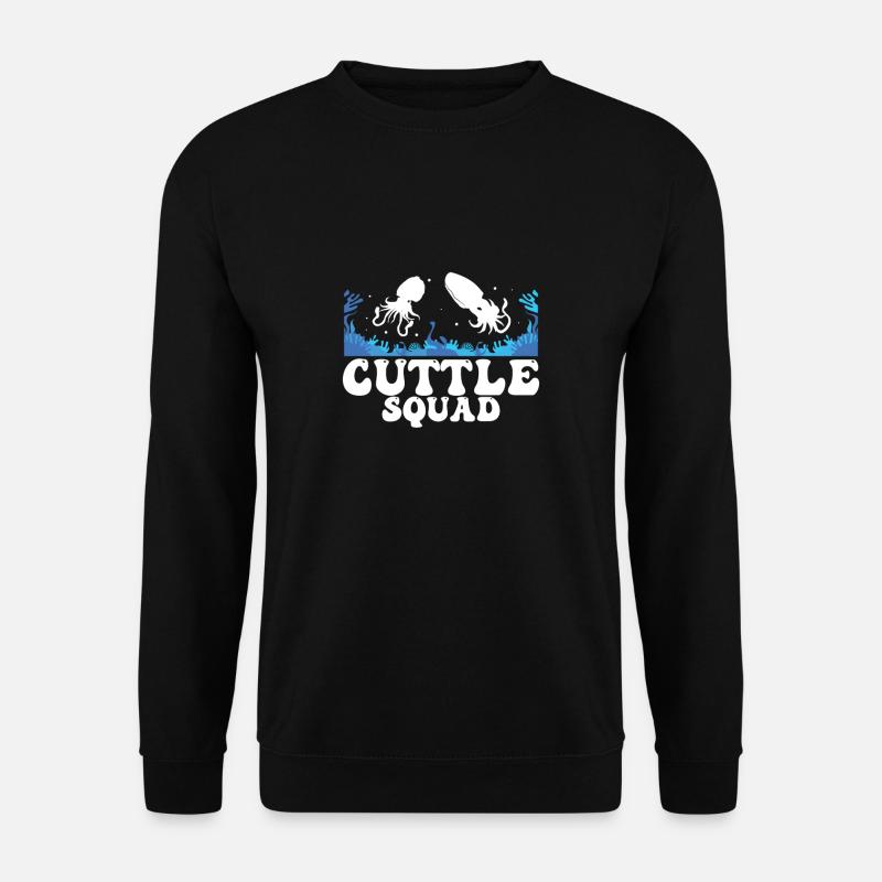 Funny squid squid fans, - Unisex Sweatshirt - black