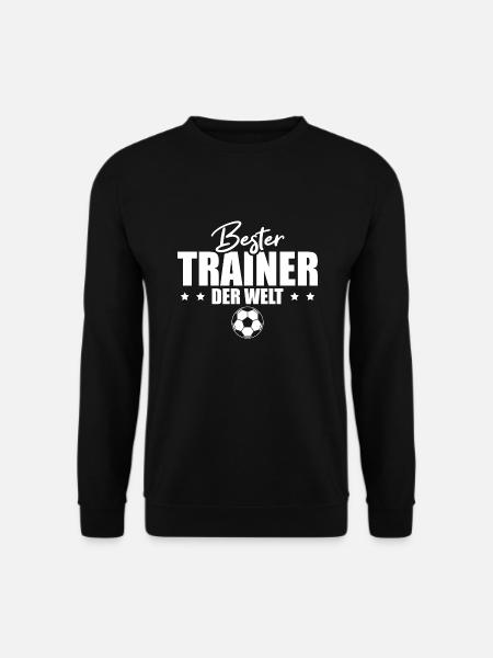Fußball Fußballer Bester Trainer Geschenk - Unisex Pullover - Schwarz
