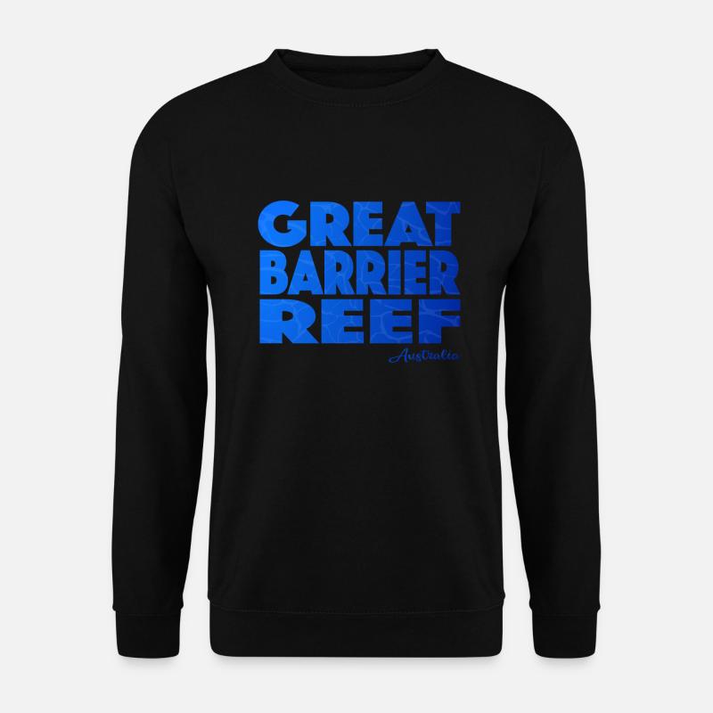 GREAT BARRIER REEF - Unisex Sweatshirt - black