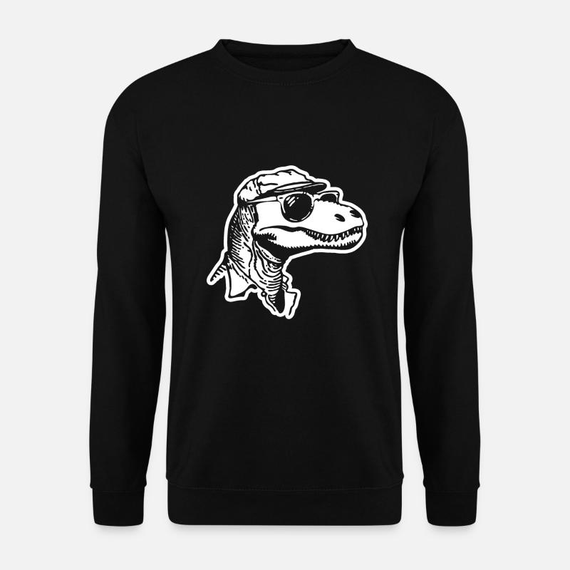 Dino Dinosaurier - Unisex Pullover - Schwarz