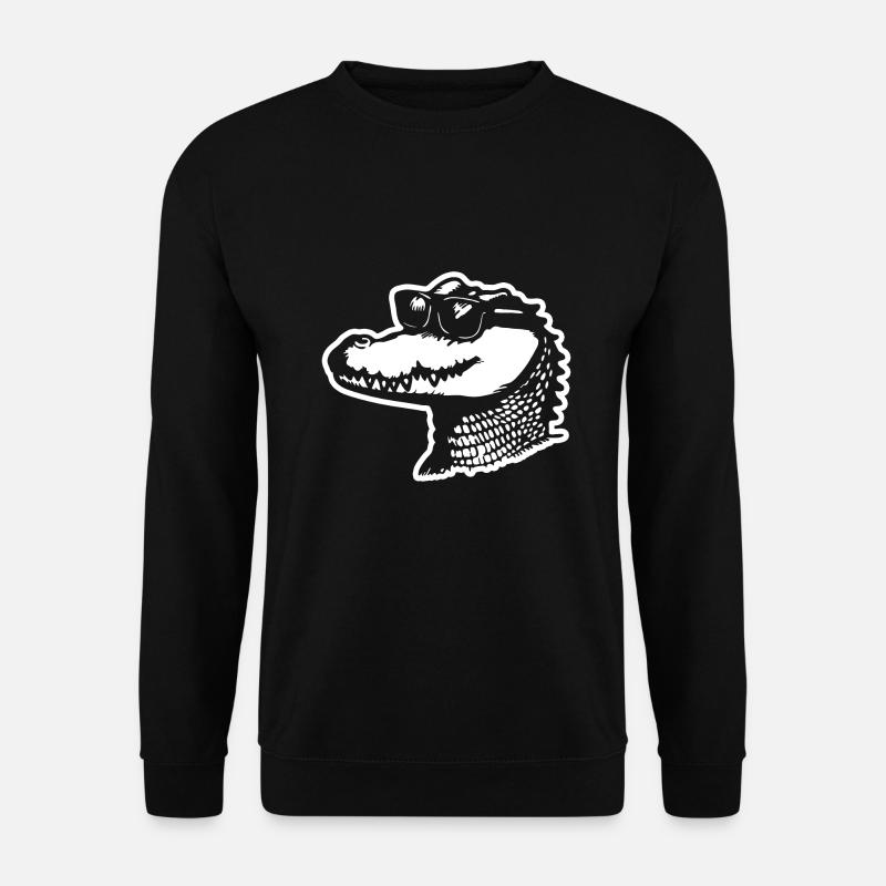 Krokodil Alligator - Unisex Pullover - Schwarz