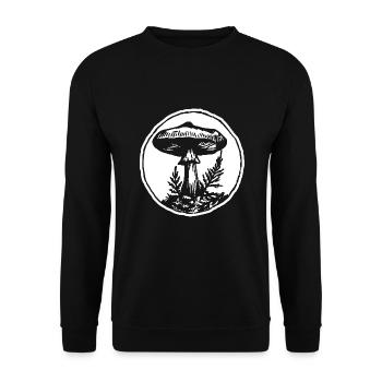 Cueilleur de champignons - Sweat-shirt Unisexe - noir - Devant - Alina (178cm) & Michal (187cm)