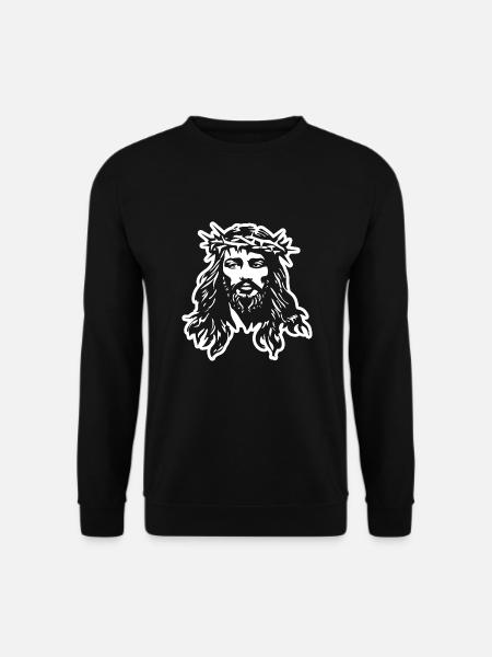 Jesus Christ Catholic Religion Christianity - Unisex Sweatshirt - black