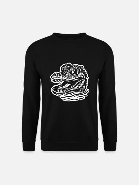 Crocodile Alligator - Unisex Sweatshirt - black