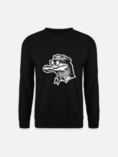 Crocodile Alligator - Unisex Sweatshirt - black